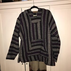 Baja joe pullover hoodie/poncho !